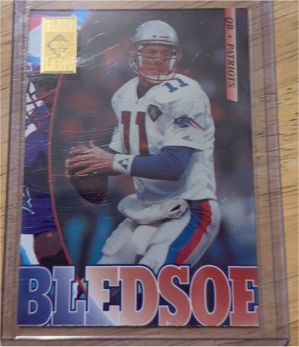 1995 Collector's Edge Black Label #129 Drew Bledsoe — front