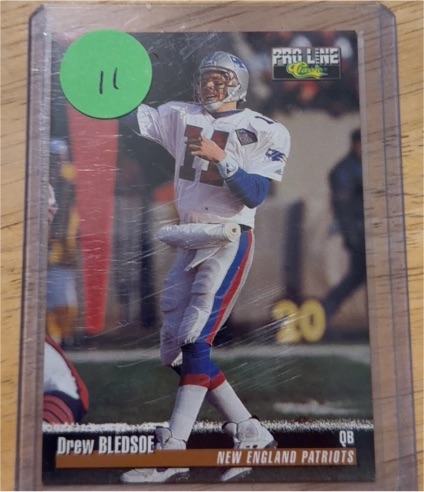 1995 Classic Pro Line #175 Drew Bledsoe — front