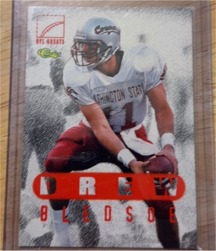 1996 Classic NFL Greats #78 Drew Bledsoe — front