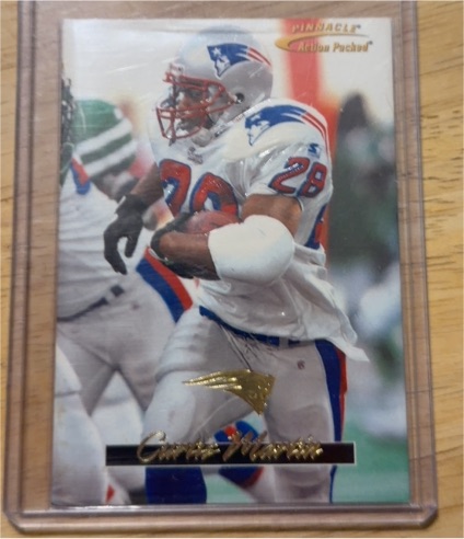 1996 Pinnacle Action Packed #27 Curtis Martin — front