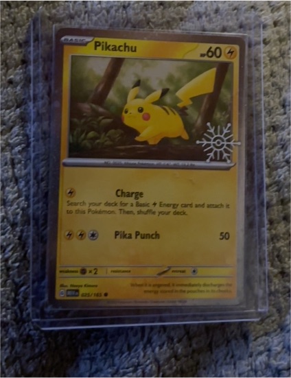 2025 Pokémon Scarlet & Violet #025 Pikachu — front