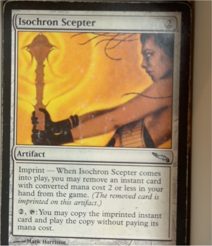 2003 Magic: The Gathering #188 Isochron Scepter — front
