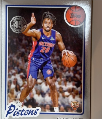 2025-26 Topps 1980-81 Topps Basketball #80BK-80 Chaz Lanier — front