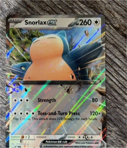2016 Pokémon Prismatic Evolutions #76 Snorlax ex — front