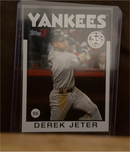 2021 Topps Update 1986 35th Anniversary #86B-36 Derek Jeter — front