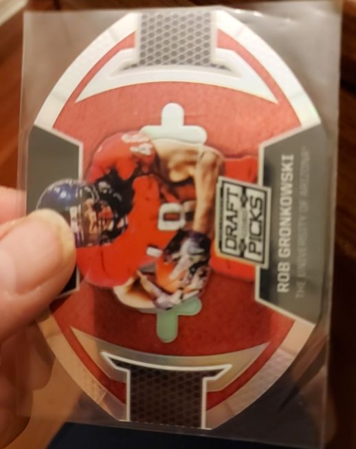2016 Panini Prizm Draft Picks Die-Cut Rob Gronkowski — front