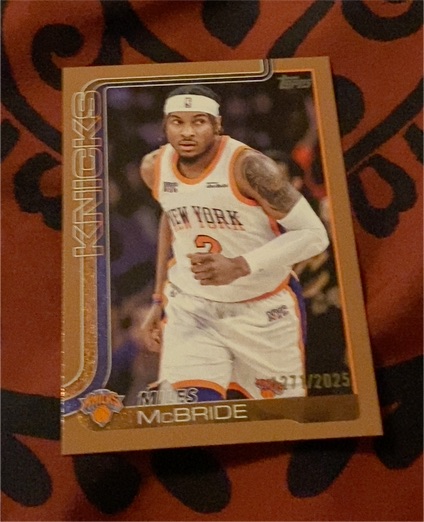 2025-26 Topps Flagship #17 Miles McBride — front