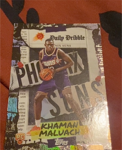 2025-26 Topps Basketball Daily Dribble #DD-40 Khaman Maluach — front