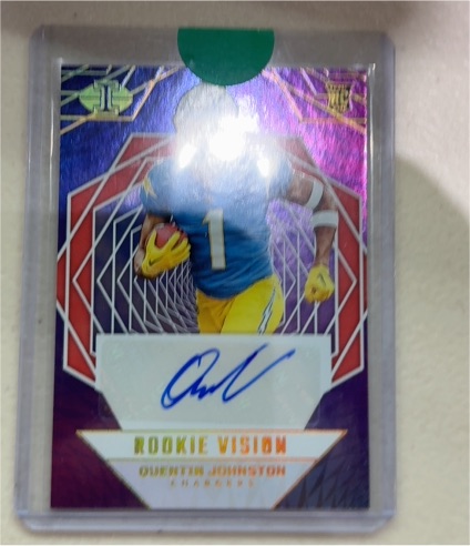 2023 Panini Illusions Rookie Vision #Quentin Johnston — front