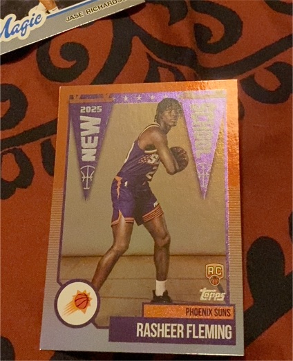 2025-26 Topps #NS-31 Rasheer Fleming New School — front