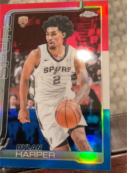 2025-26 Topps Chrome #252 Dylan Harper Rookie — front