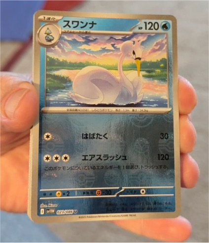 2025 Pokémon #023 Swanna — front