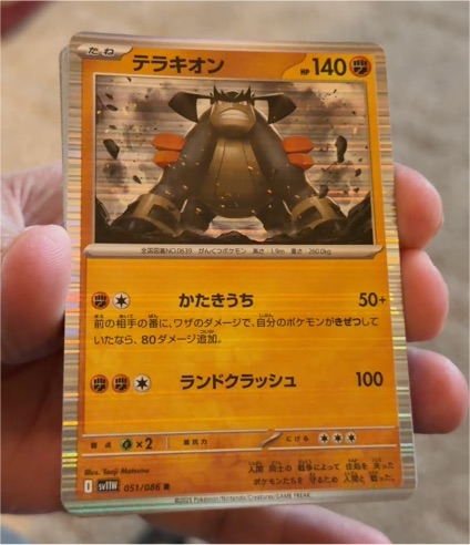 2025 Pokemon Japanese White Flare #051 Terrakion — front
