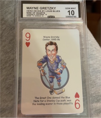 1995 Hero Decks #9 Wayne Gretzky — front