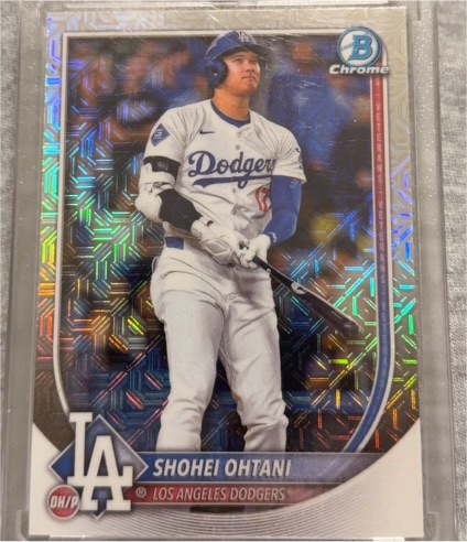 2025 Bowman Chrome #17 Shohei Ohtani — front