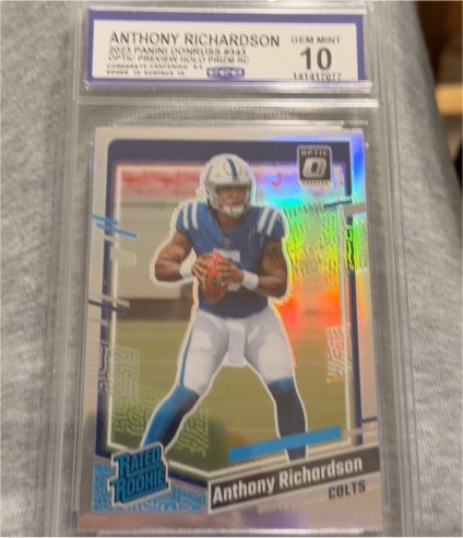 2023 Panini Donruss Optic #247 Anthony Richardson — front