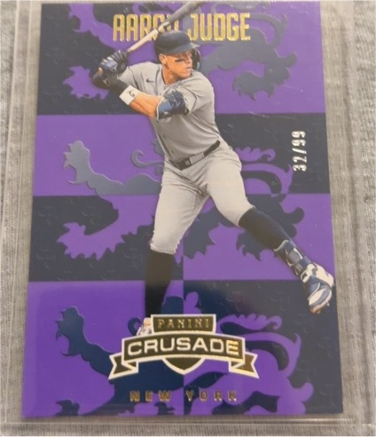 2025 Panini Crusade #32 Aaron Judge — front
