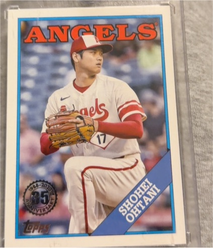 2023 Topps Series 1 #T88-66 Shohei Ohtani 1988 35th Anniversary — front