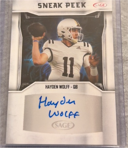 2024 Sage Sneak Peek #SPA-HW Hayden Wolff — front