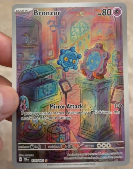 2024 Pokémon SV05: Temporal Forces #170 Bronzor — front