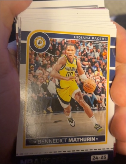 2024-25 Panini NBA Hoops #56 Bennedict Mathurin — front