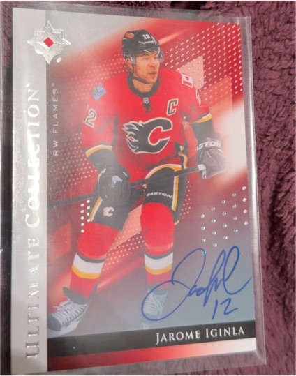 2024-25 Upper Deck Ultimate Collection RW Jarome Iginla — front
