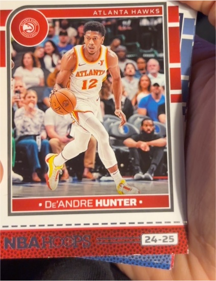 2024-25 Panini NBA Hoops #91 De'Andre Hunter — front