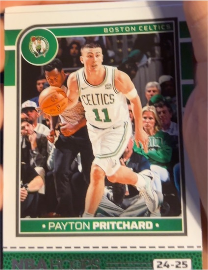 2024-25 Panini NBA Hoops #179 Payton Pritchard — front
