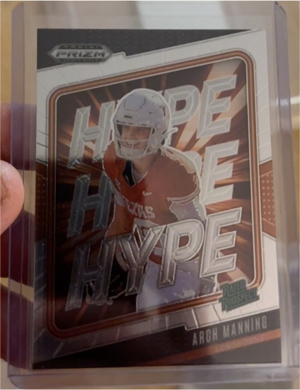 2025 Panini Prizm Draft Picks #18 Arch Manning Hype Rated Prospect — front