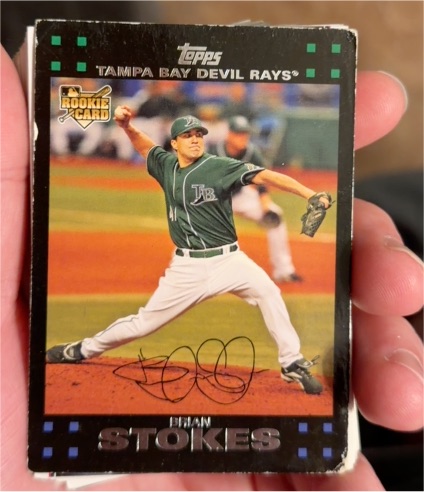2007 Topps #276 Brian Stokes — front