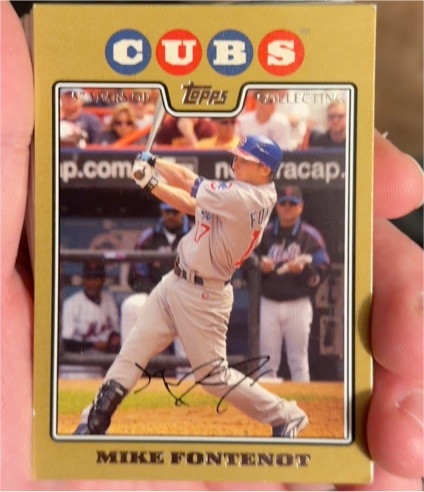 2008 Topps #114 Mike Fontenot — front