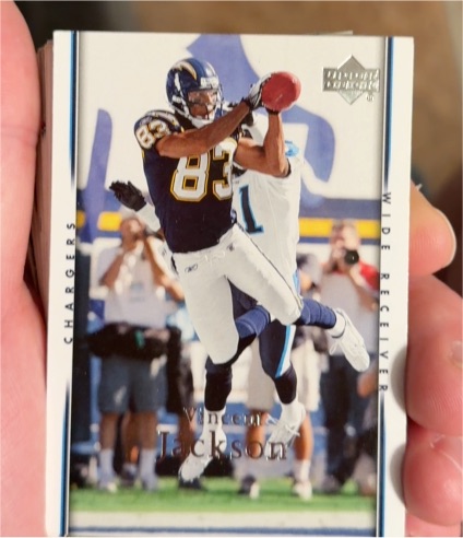 2007 Upper Deck #154 Vincent Jackson — front