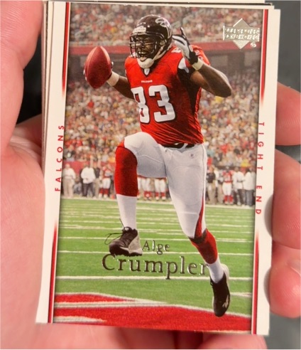 2007 Upper Deck #10 Alge Crumpler — front
