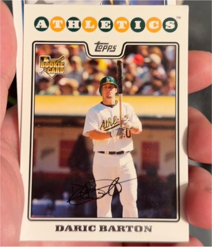 2008 Topps #268 Daric Barton — front