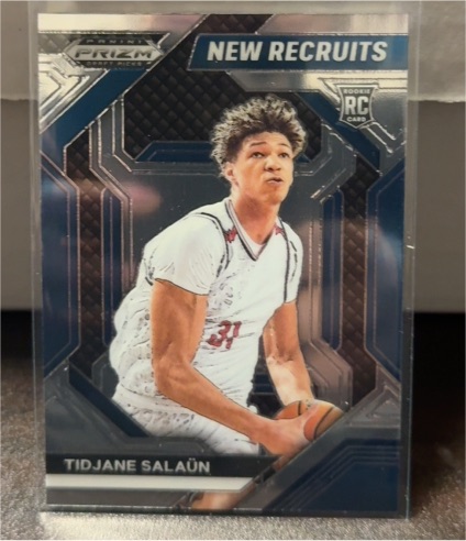 2024 Panini Prizm Draft Picks #7 Tidjane Salaun New Recruits — front