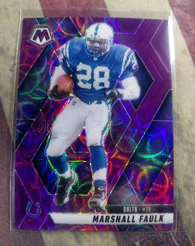 2025 Panini Mosaic #28 Marshall Faulk — front