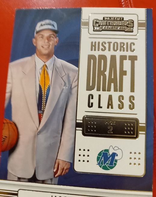 2022 Panini Contenders Historic Draft Class #6 Jason Kidd — front
