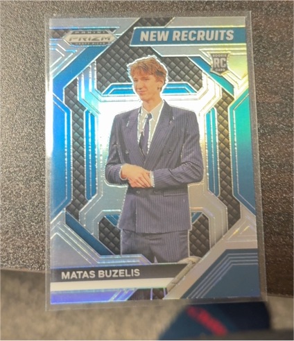 2024 Panini Prizm Draft Picks #23 Matas Buzelis New Recruits — front