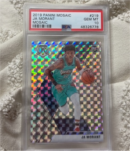 2019 Panini Mosaic #219 Ja Morant — front