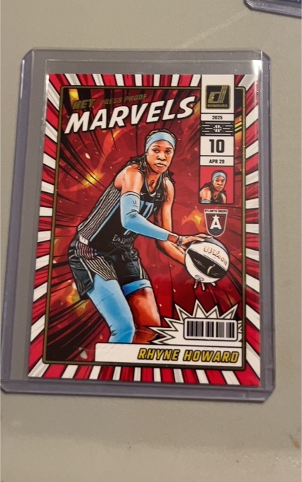 2025 Panini Donruss WNBA #2 Rhyne Howard Net Marvels — front