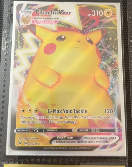 2020 Pokémon Vivid Voltage #44 Pikachu VMAX — front