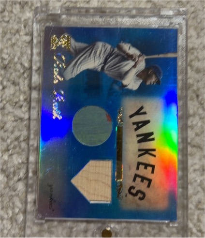 2009 Topps Triple Jersey Bat Relic Babe Ruth — front