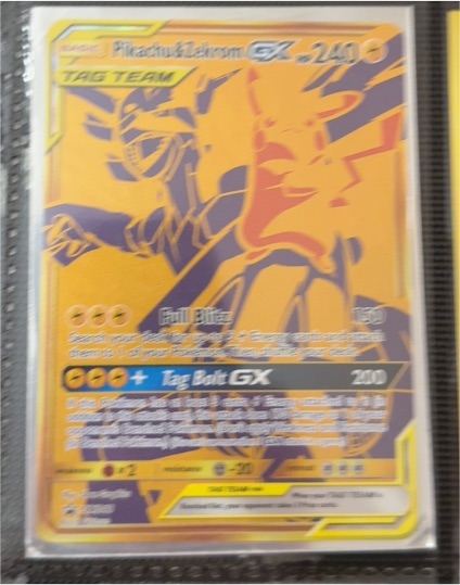 2021 Pokémon TCG #SM248 Pikachu & Zekrom GX — front