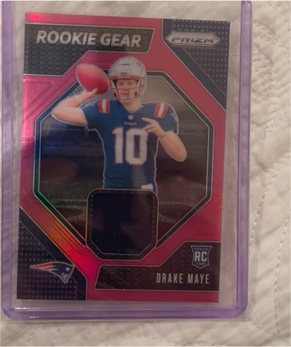 2024 Panini Prizm Rookie Gear #RG-DME Drake Maye — front