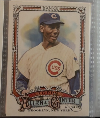 2025 Topps Allen & Ginter #54 Ernie Banks — front