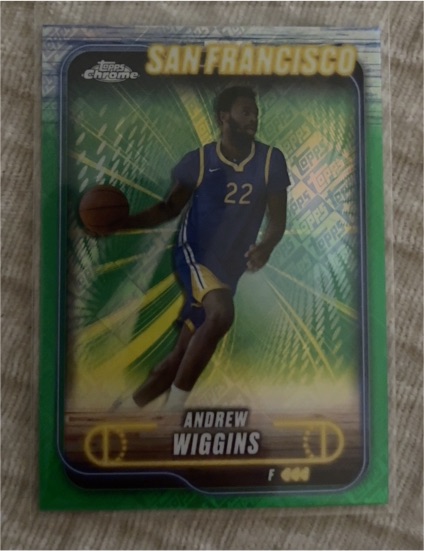 2024-25 Topps Chrome #155 Andrew Wiggins — front