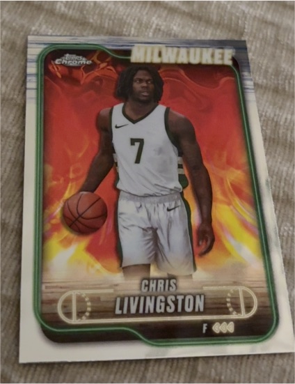2024-25 Topps Chrome #70 Chris Livingston — front