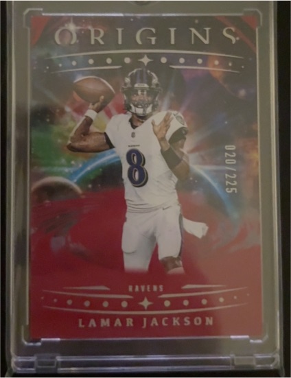 2025 Panini Origins #69 Lamar Jackson — front