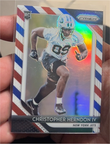 2024 Panini Prizm Red White & Blue #RC Christopher Herndon IV — front