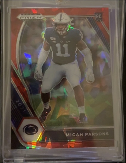 2021 Panini Prizm Draft Picks Collegiate #136 Micah Parsons — front